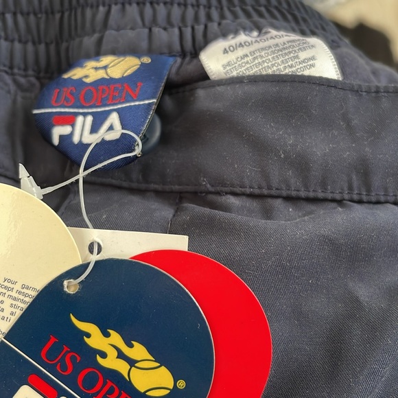 FILA US Open Ball Boy Short in Navy Blue Size-Medium NWT - Picture 8 of 8